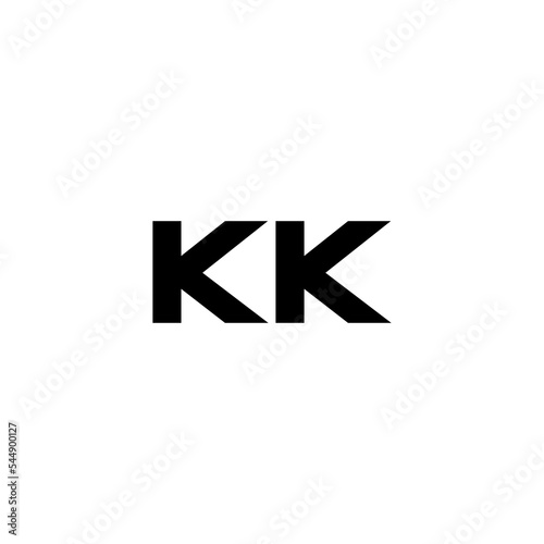 KK letter logo design with white background in illustrator, vector logo modern alphabet font overlap style. calligraphy designs for logo, Poster, Invitation, etc.