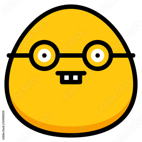 nerd sungrass geek emoji icon