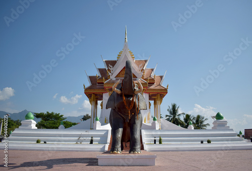 Location of the city pillar in xayaburi laos PDR Southeast Asia