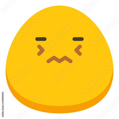 disgusted jaded hate emoji icon