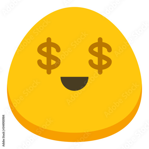 greed money cool emoji icon