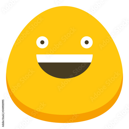 grinning teeth smile emoji icon