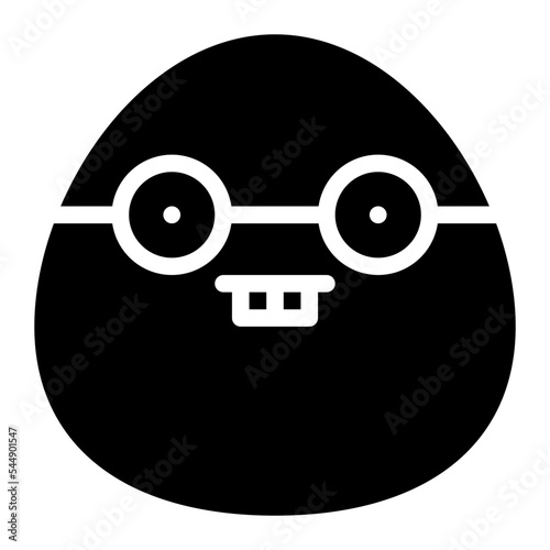 nerd sungrass geek emoji icon