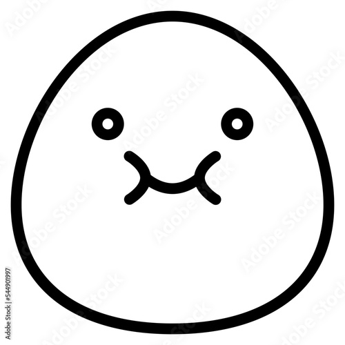 eat full satisfy emoji icon