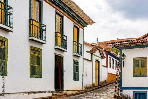 House of Chica da Silva, famous character in the history of the historic city of Diamantina in the state of Minas Gerais photo