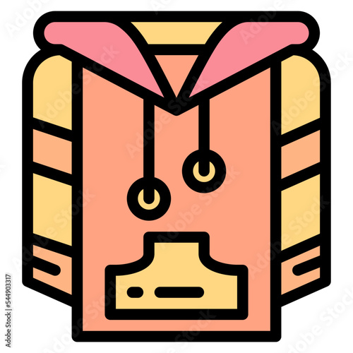 hoodie filled outline icon style