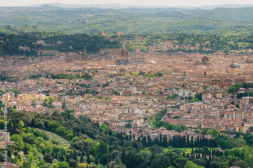 Panorama su Firenze, Toscana