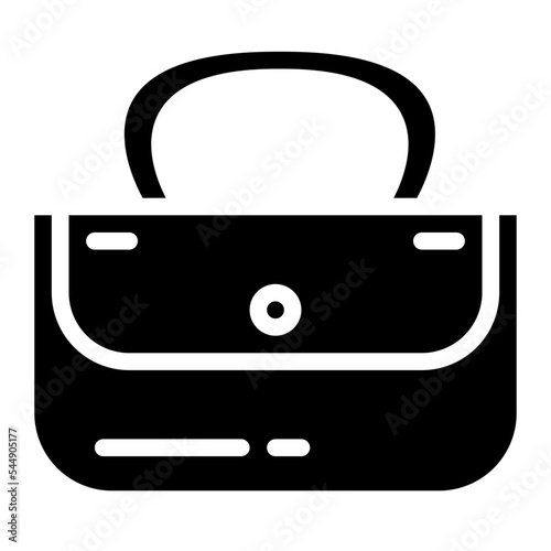 bag glyph icon style