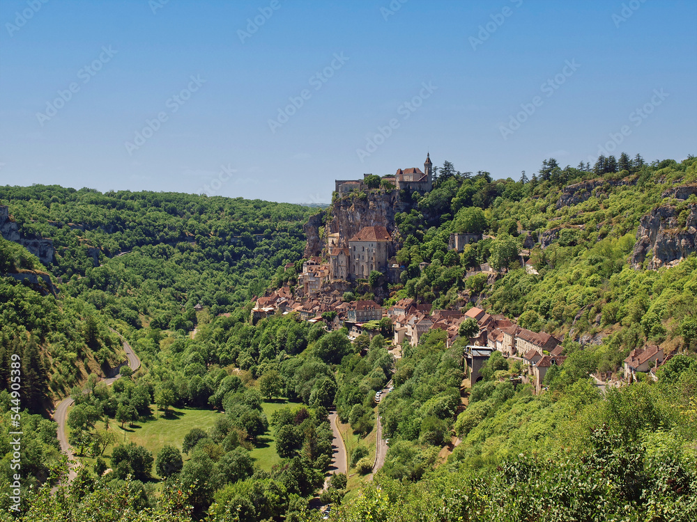 Rocamadour dans le Lot, cité sacrée au château, sanctuaires, chapelle