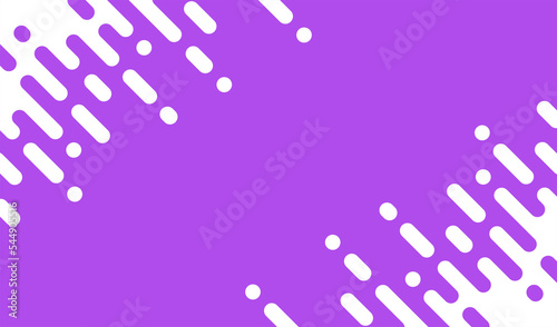Abstract diagonal pattern white Rounded Lines Halftone Transition.on purple background , vector illustration.