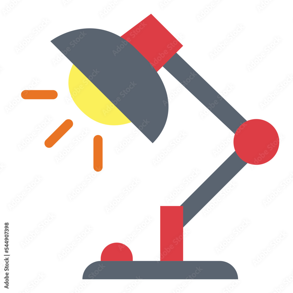 desklamp flat icon style