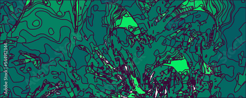 Abstract background multicolours with lineart of color separator