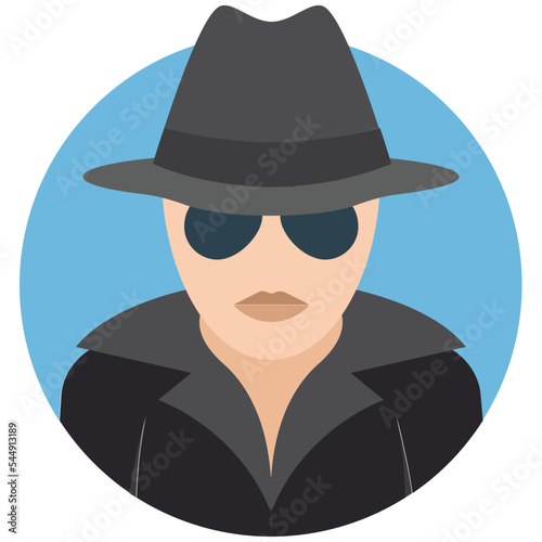 Spy Vector Illustration