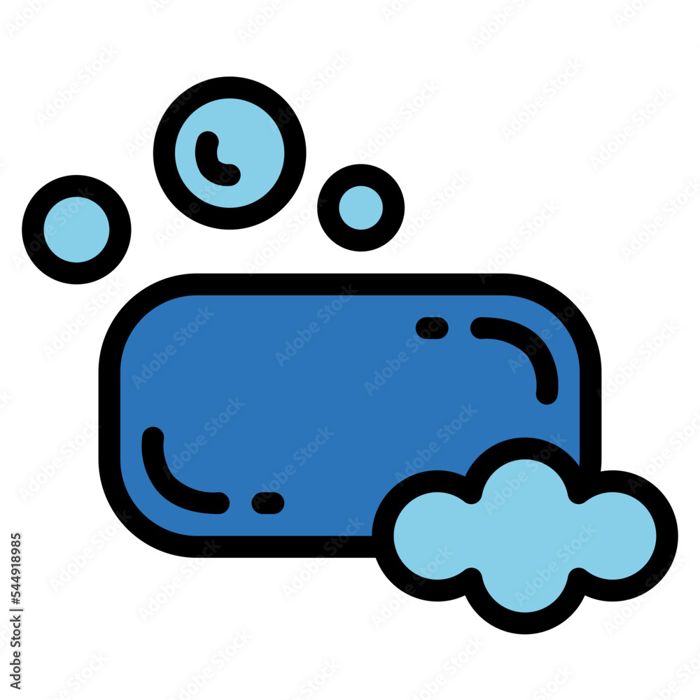 soap filled outline icon style soap filled outline icon style