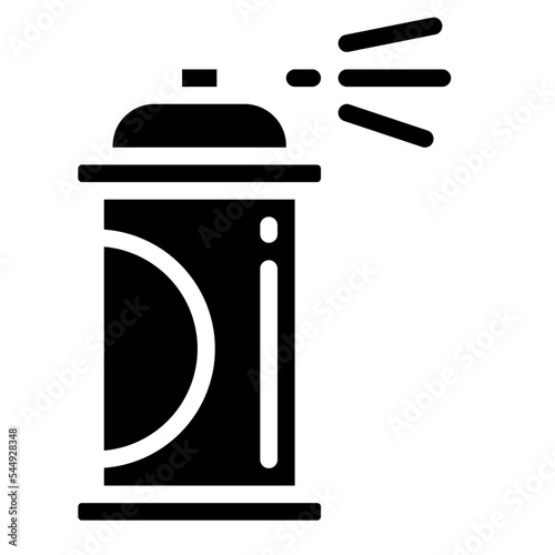 spray glyph icon style