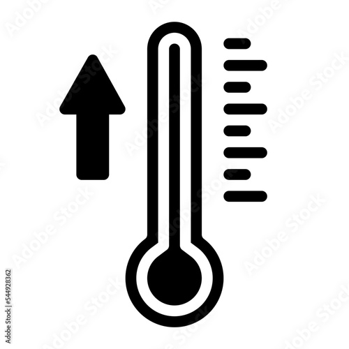 temperature glyph icon style