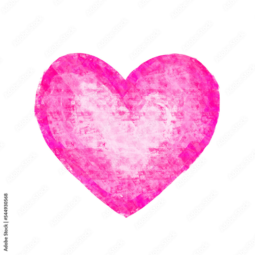 Heart - Painting Art - Love Sticker