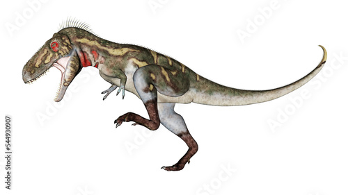 Nanotyrannus dinosaur roaring - 3D render
