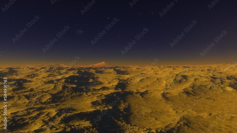 3D fictional space scene
3D fictional space scene