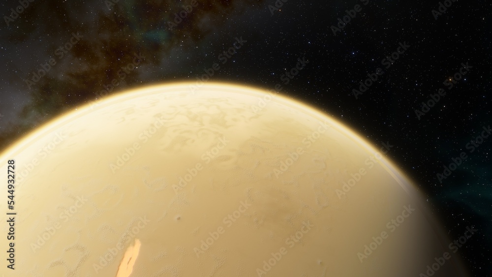 Obraz premium Planets and galaxy, science fiction wallpaper. Beauty of deep space. Billions of galaxy in the universe Cosmic art background 3d render 