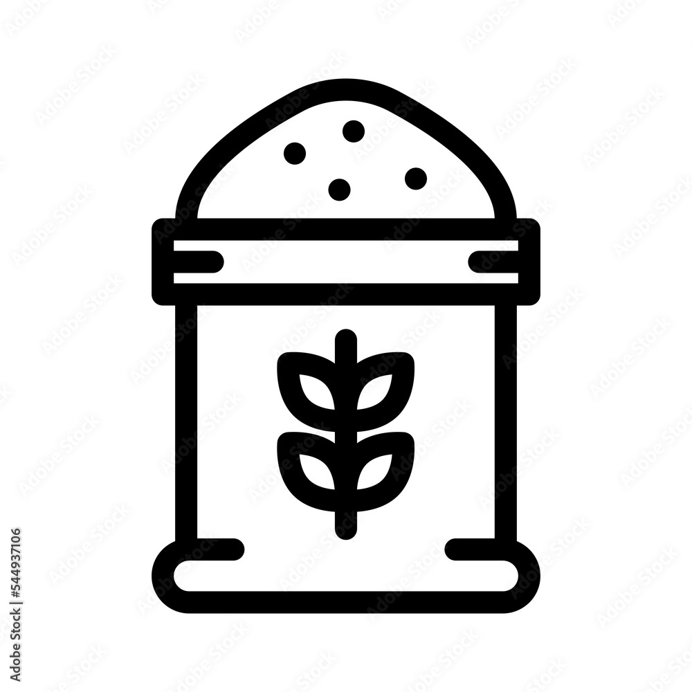 flour line icon illustration vector graphic flour line icon illustration vector graphic