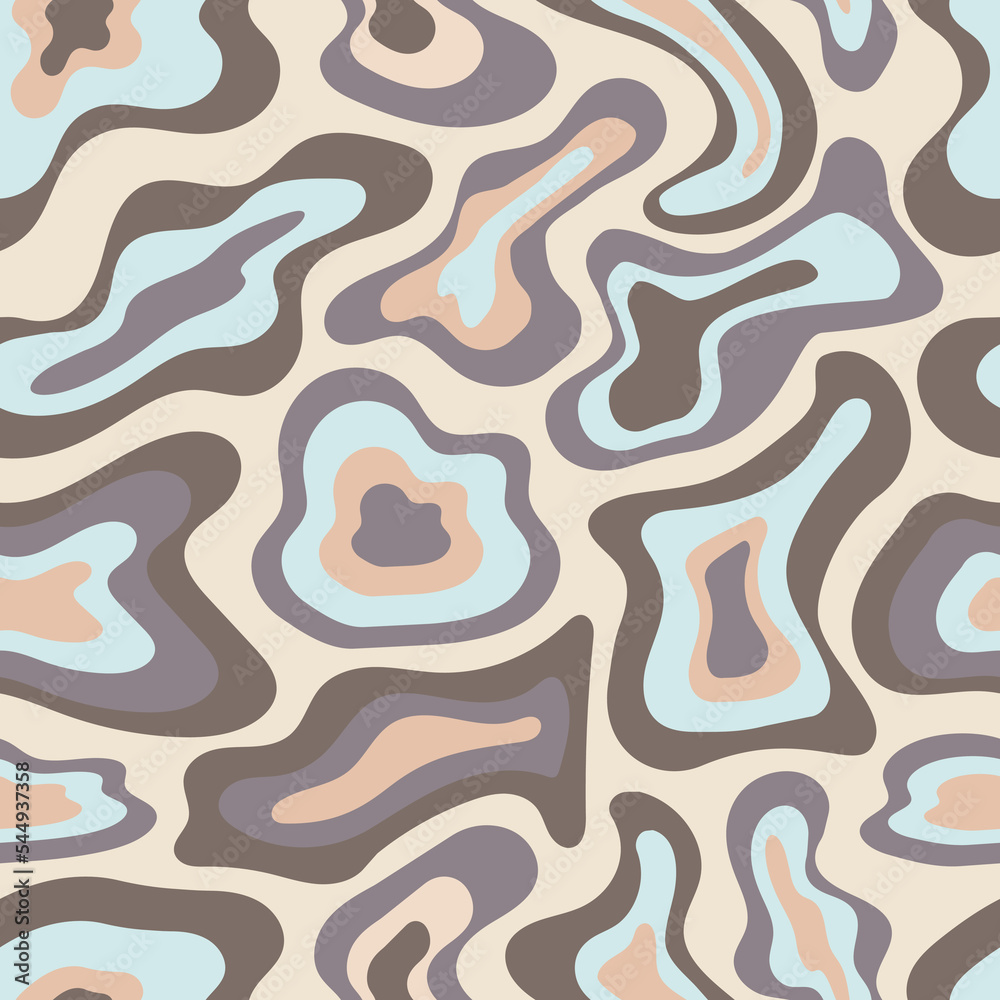 Vector seamless pattern with abstract spots. Beige texture with curved shapes. Illustration of camouflage. Design for prints, decor and textiles. Vector seamless pattern with abstract spots. Beige texture with curved shapes. Illustration of camouflage. Design for prints, decor and textiles.