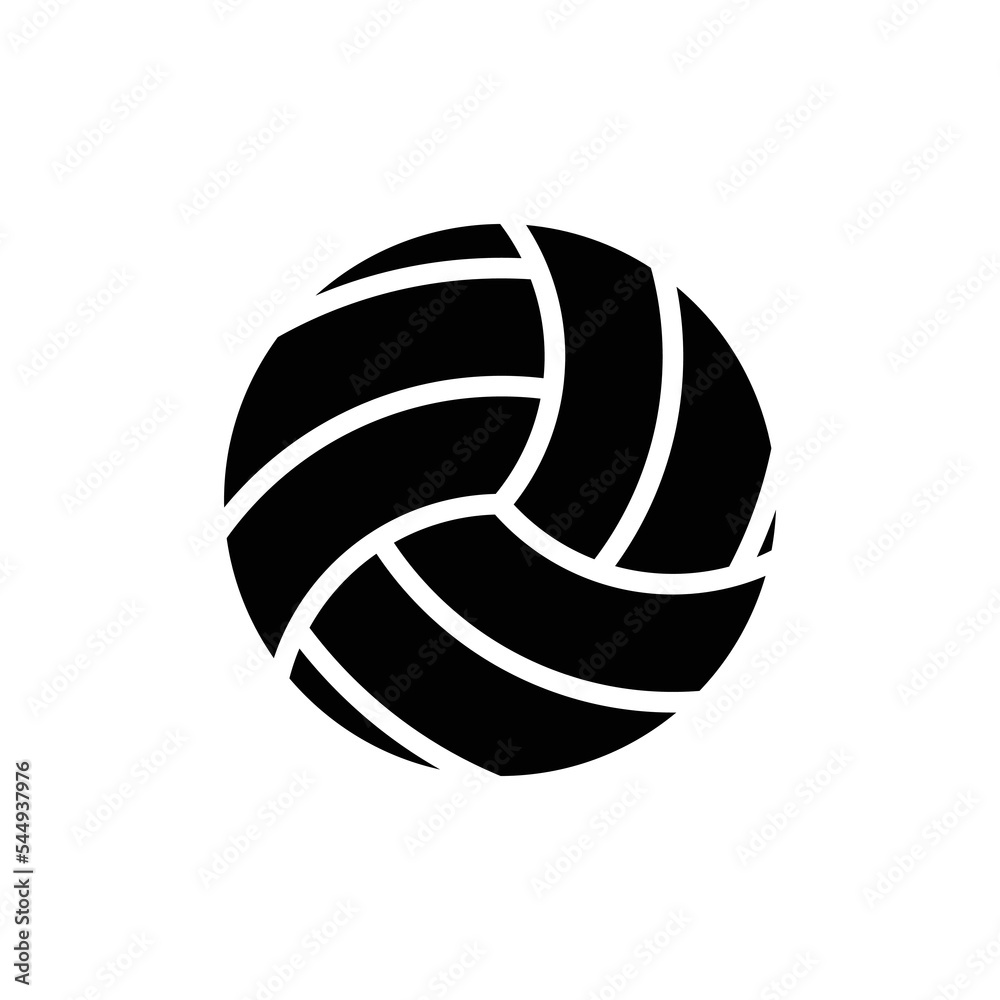 volley ball icon design vector template