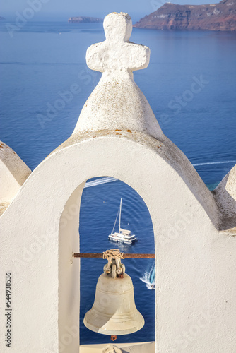 Tableau sur toile Oia, Santorini, Greece