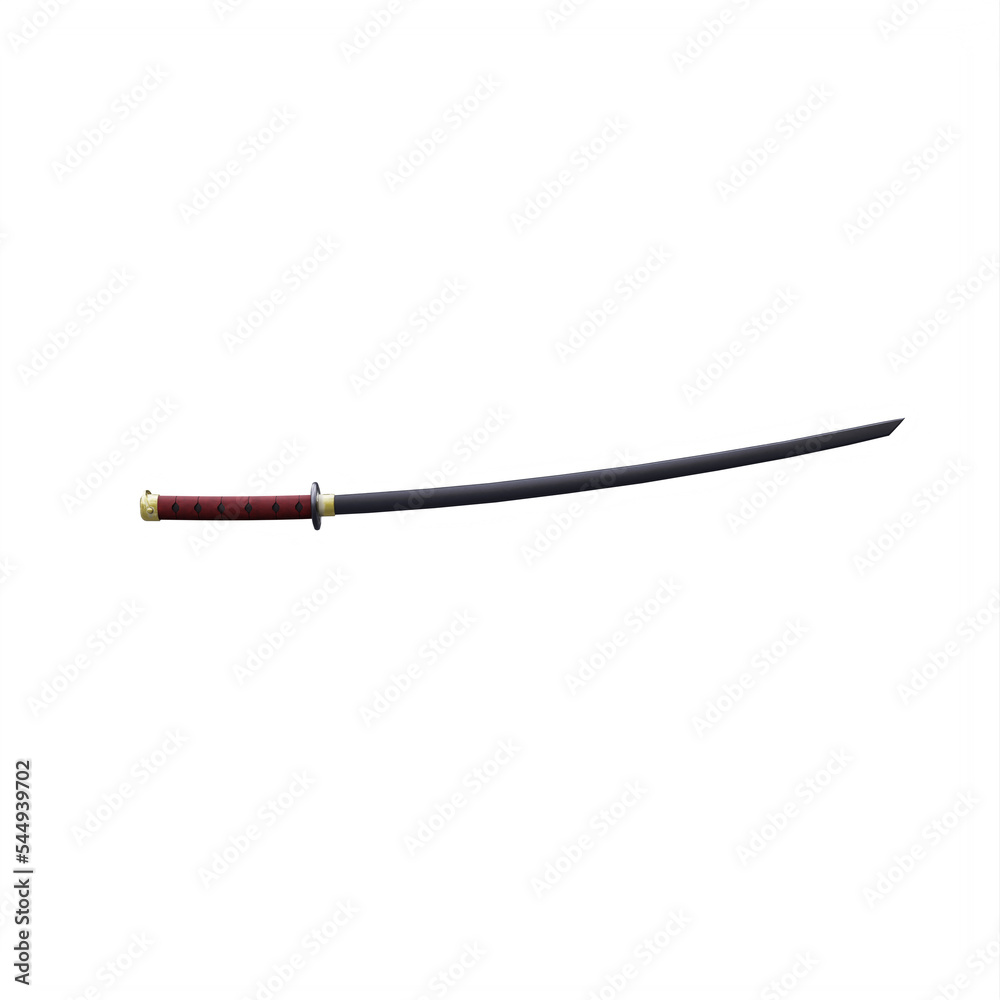 Fototapeta premium Black Katana Sword
