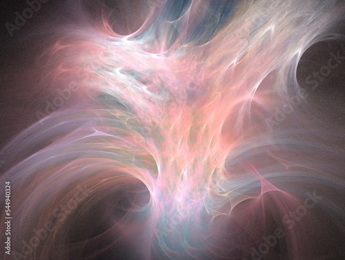 abstract background with space pink art fractal design illustration 