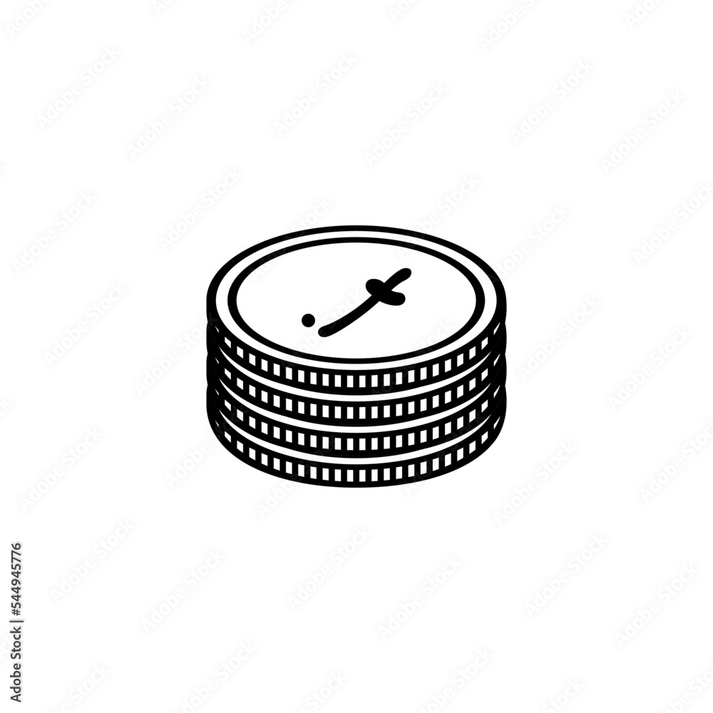 Maldives Currency, MVR Sign, Maldivian Rufiyaa Icon Symbol. Vector Illustration Maldives Currency, MVR Sign, Maldivian Rufiyaa Icon Symbol. Vector Illustration