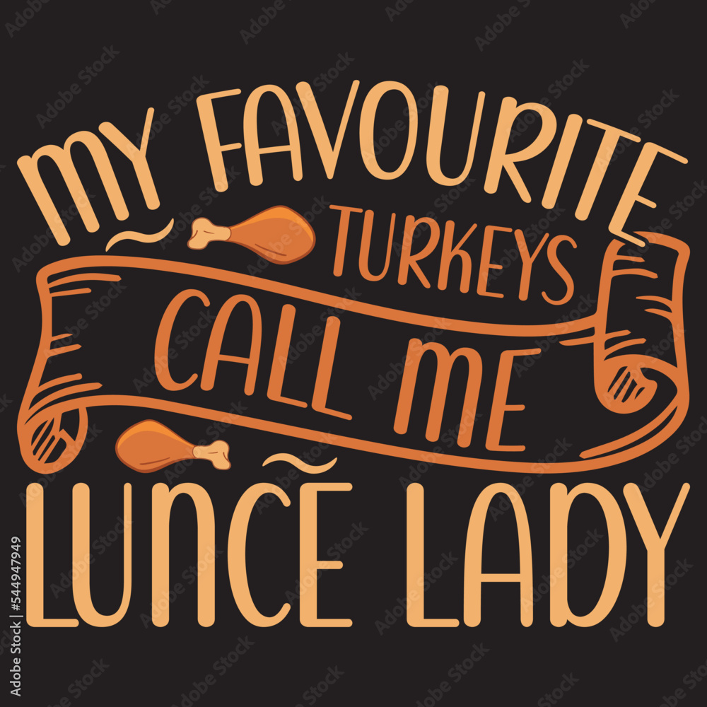 Thanksgiving t shirt design with Thanksgiving elements or Hand drawn Thanksgiving typography design