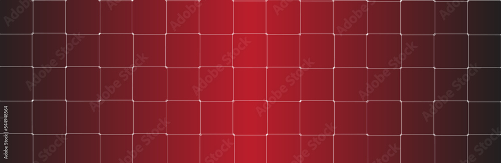 Net texture pattern on red gradient background. Net texture pattern for backdrop and wallpaper. Realistic net pattern with white squares. Geometric background, vector illustration Net texture pattern on red gradient background. Net texture pattern for backdrop and wallpaper. Realistic net pattern with white squares. Geometric background, vector illustration