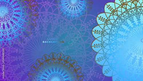 Luxury ornamental mandala design background