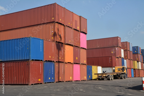 Inside of port Container yard 