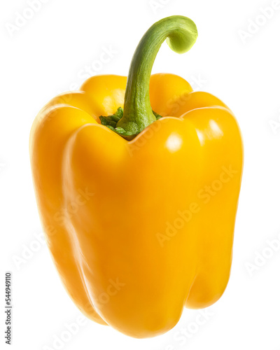 Obraz na płótnie PNG. Ripe yellow paprika. Isolate w salonie