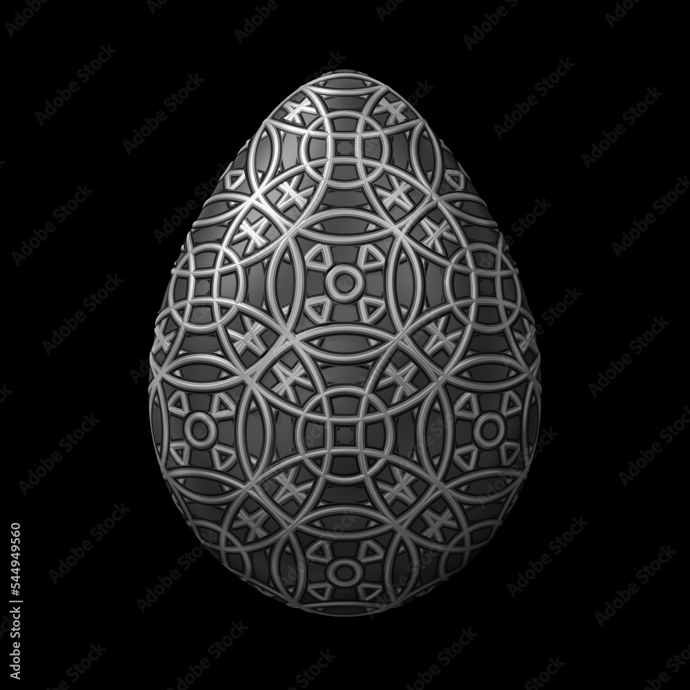 Circle Pattern Steel Egg Circle Pattern Steel Egg