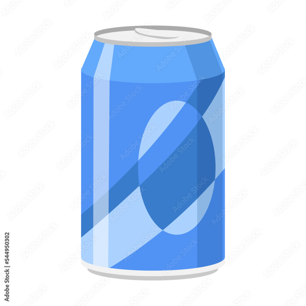 Drink in can vector. Fizzy drink, soda, water, juice, lemonade isolated on white. Beverage concept Drink in can vector. Fizzy drink, soda, water, juice, lemonade isolated on white. Beverage concept