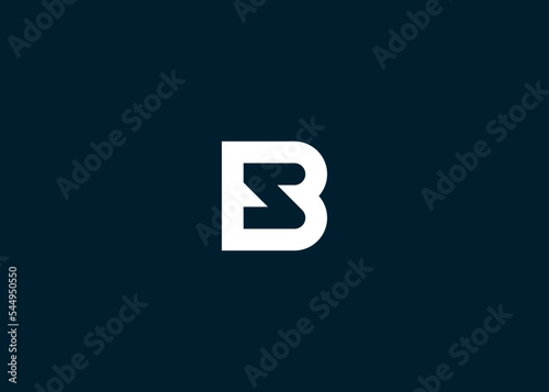 initial letter bs logo design vector illustration template photo