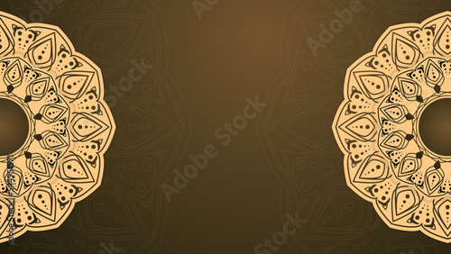 Luxury ornamental mandala background