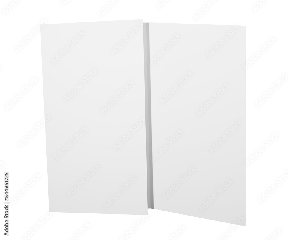 Mockup de folder dobrado uma vez Mockup de folder dobrado uma vez