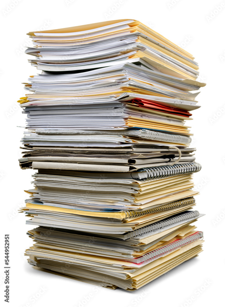 Stack of Documents , Files