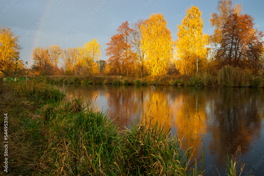 Obraz premium Autumn fishing