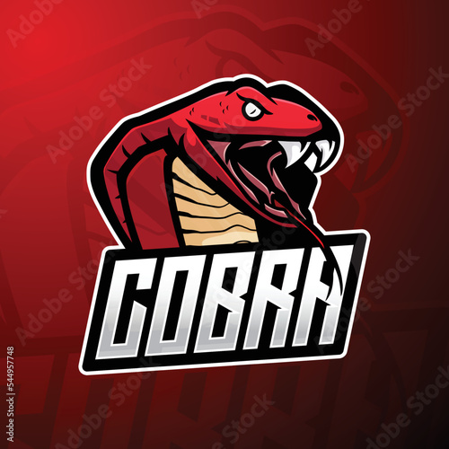 cobra mascot logo esports