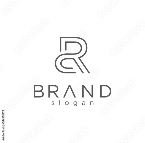 Modern Letter RS S R Logo line Design for business and finance inspiration © blueberry 99d