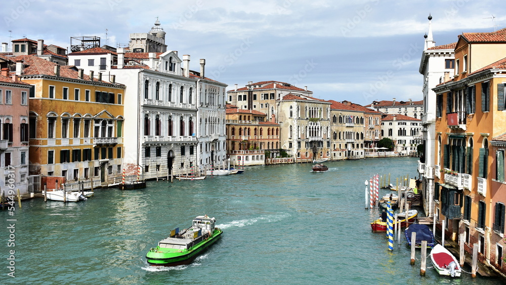 Obraz premium main canal of Venezia town in Italy