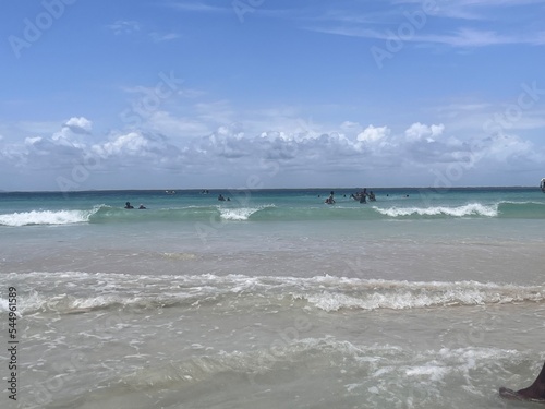 waves on the beach photo