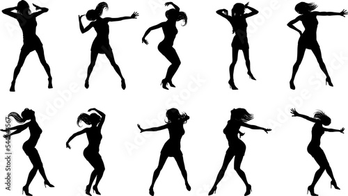 Dance Dancer Silhouettes
