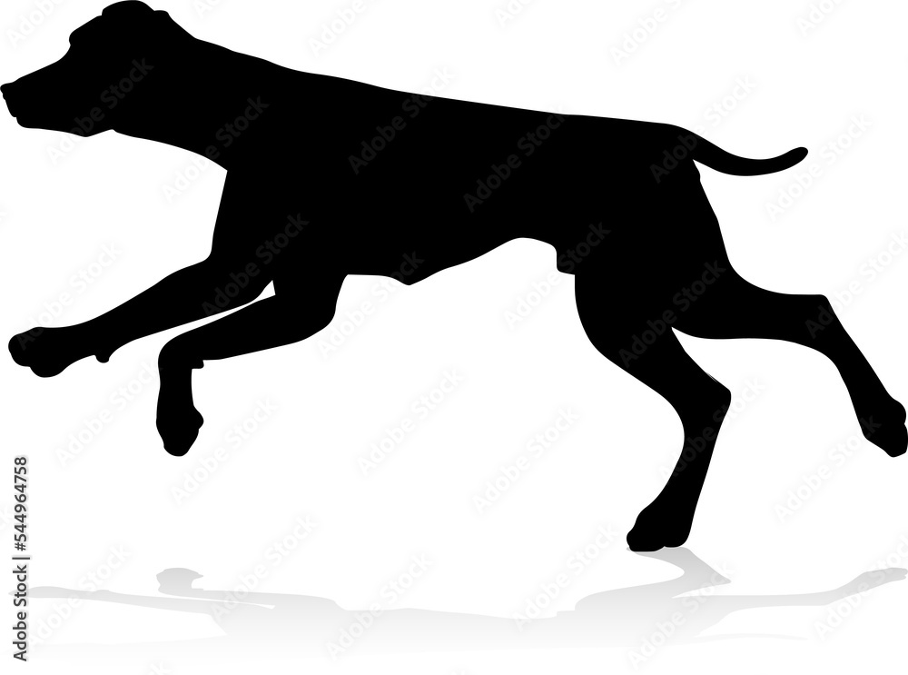 Dog Silhouette Pet Animal