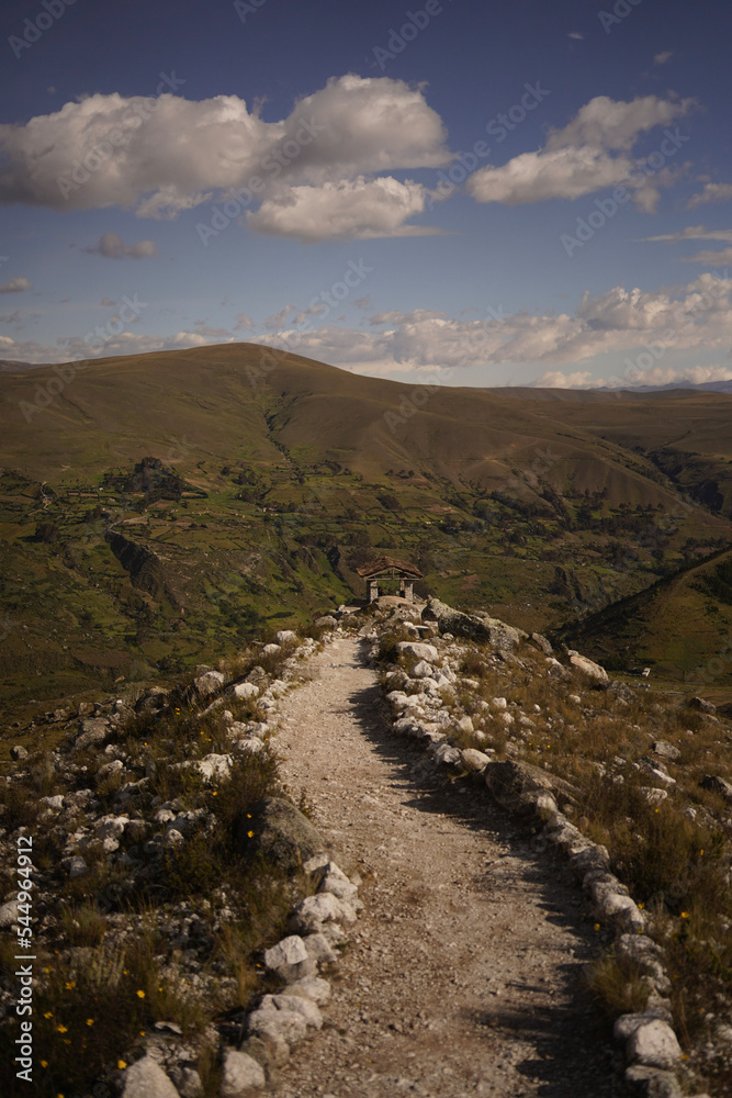 Mountain road in Peru